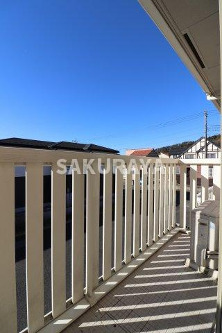 ソフィエル Ｃのバルコニー|2022年12月撮影。