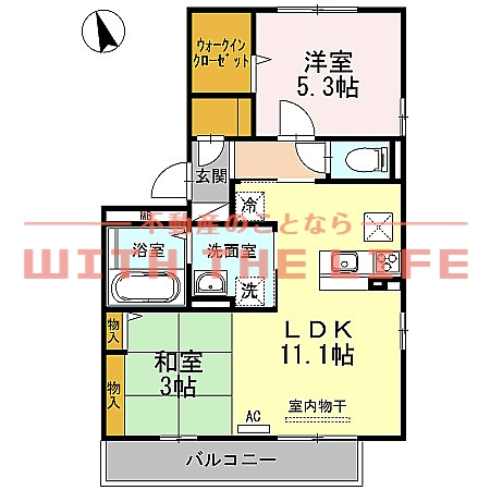 ビエント【キャッシュバック対象】の間取り
