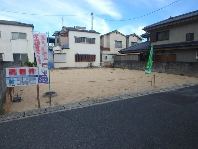 倉敷市幸町売地の前面道路含む現地写真