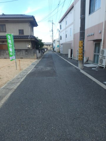 倉敷市幸町売地の前面道路含む現地写真
