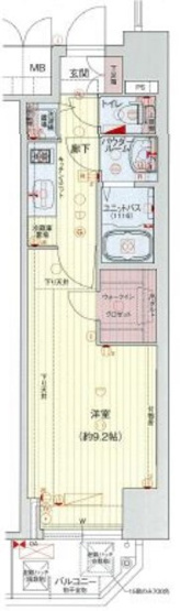 【間取り】 | プレサンス江戸堀