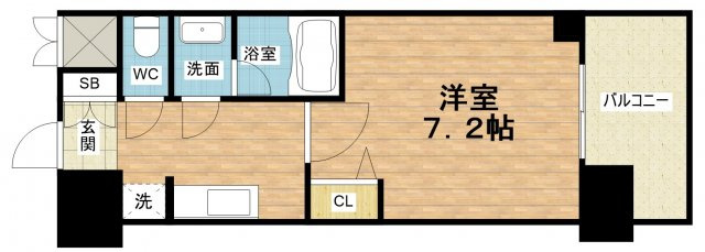 【間取り】 | スプランディッド難波III