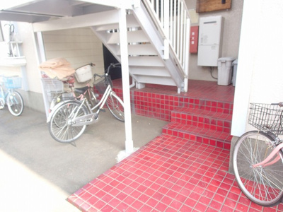 建物入り口！