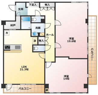 【間取り】 | 西川口協和ビル