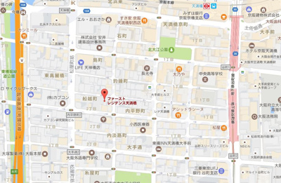 【地図】 | ファーストレジデンス天満橋
