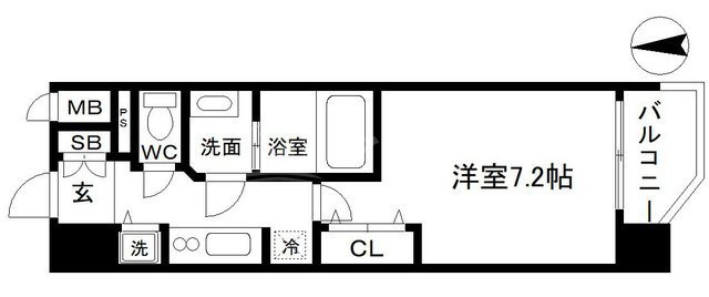 アドバンス大阪城グラシアの間取り