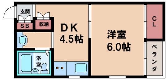 【間取り】 | 和光第6ハイツ