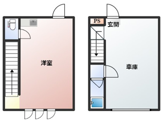 【間取り】 | 玉井町ガレージハウス