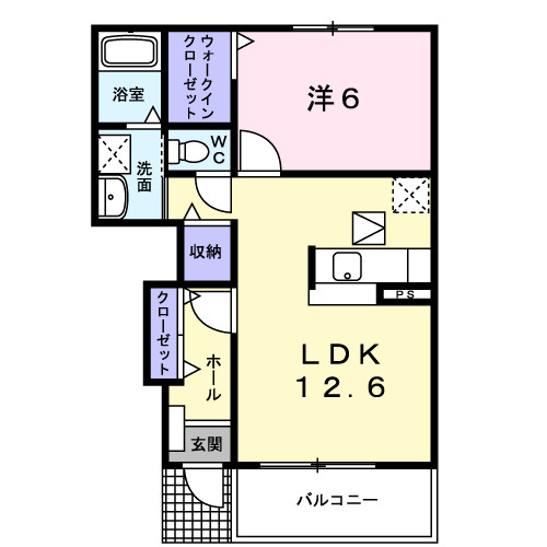 フラワーBの間取り