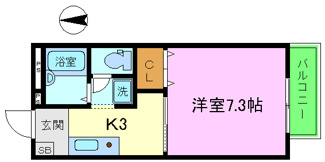 【間取り】 | リヨンドール桂　南棟