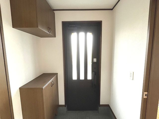 孕西町貸家の玄関|こちらが玄関になります