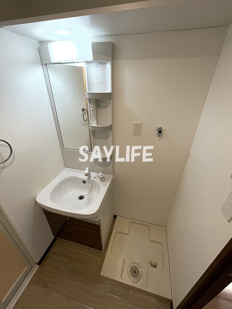 プリエール高井田の洗面所