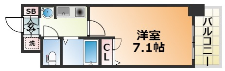 アスヴェルみなと元町OceanFrontの間取り