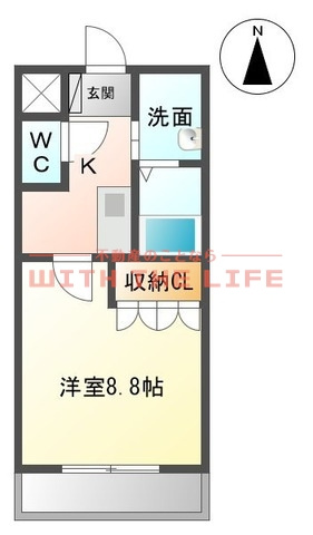 メゾン・サンセリテ【10,000円キャッシュバック対象物件】の間取り