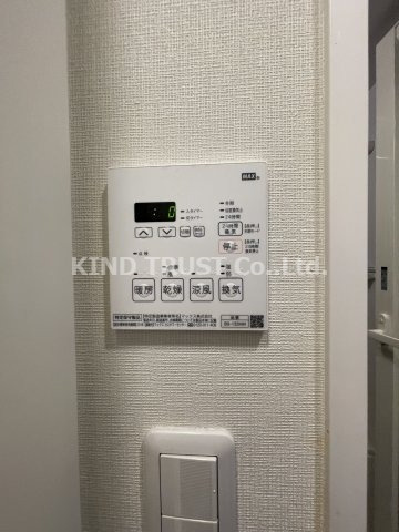 エス・キュート梅田東の浴室|浴室乾燥機完備です