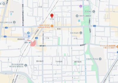 【地図】 | リブリサナップJR茨木