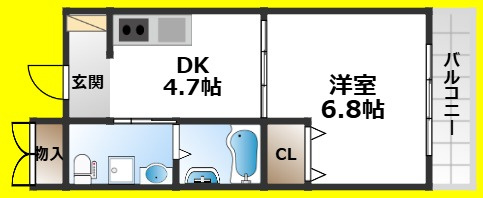 【間取り】 | ペイサージ2