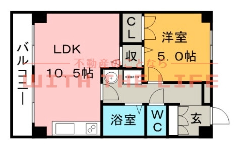 コーポラスF3【キャッシュバック対象物件】の間取り