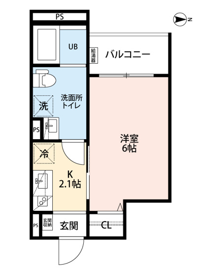 【間取り】 | CRASTINE小路東B