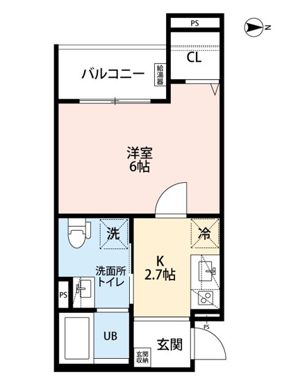 【間取り】 | CRASTINE小路東B