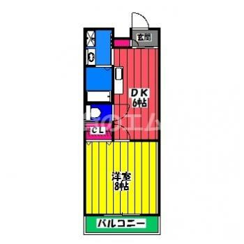 【間取り】 | アンプルールベトン筑紫通り | アンプルールベトン筑紫通りの間取り