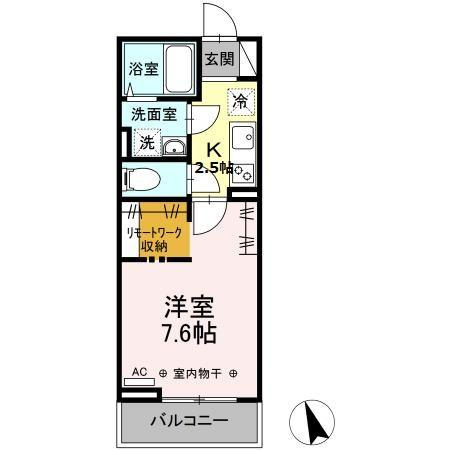 【間取り】 | ウェルデンス戸塚 Ｂ