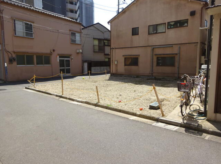 墨田区京島１丁目の売地の前面道路含む現地写真