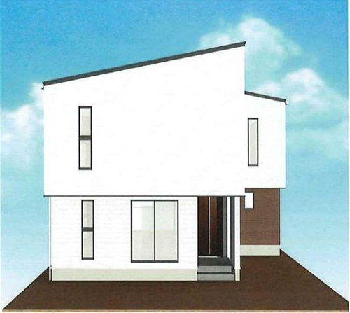 新築一戸建て　岡山市北区東古松Ⅱ期の外観パース