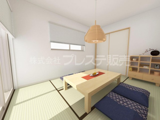 【和室】 | １号地和室完成イメージ／ゆったりとくつろげる和室です♪