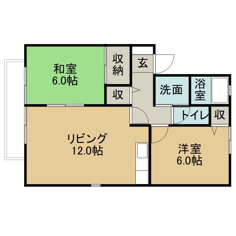 WILLコート Ⅰの間取り