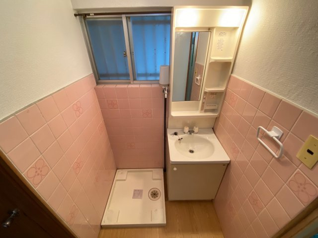 富田林町貸家の洗面所