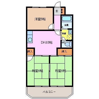 【間取り】 | シュロス鵜の森