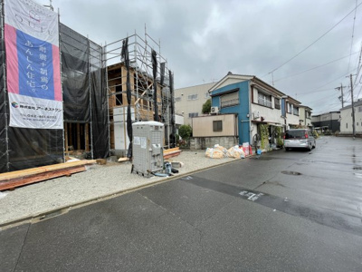 【前面道路含む現地写真】 | 守山区川西第8 全2棟 2号棟＜仲介手数料無料＞瀬古小・守山西中　新築一戸建て