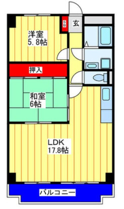 【間取り】 | バーンフリート寝屋川