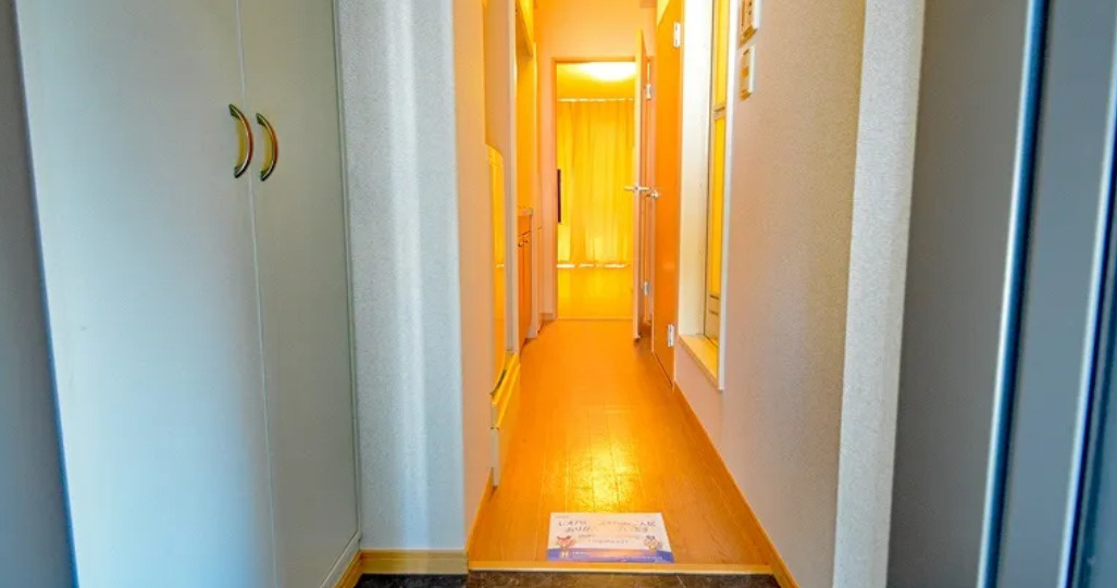 レオパレスビアンコの玄関