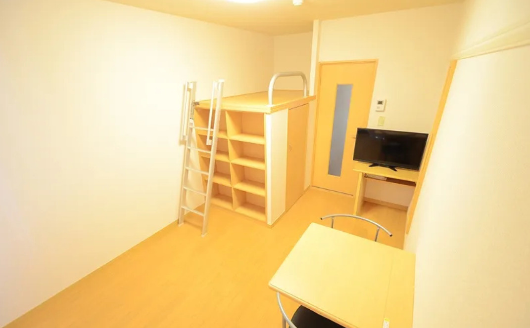 レオパレスビアンコの寝室