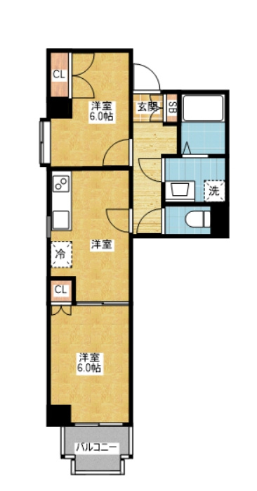 第11オーシャンビル｜名古屋市の賃貸ならMy賃貸の間取り|第11オーシャンビル