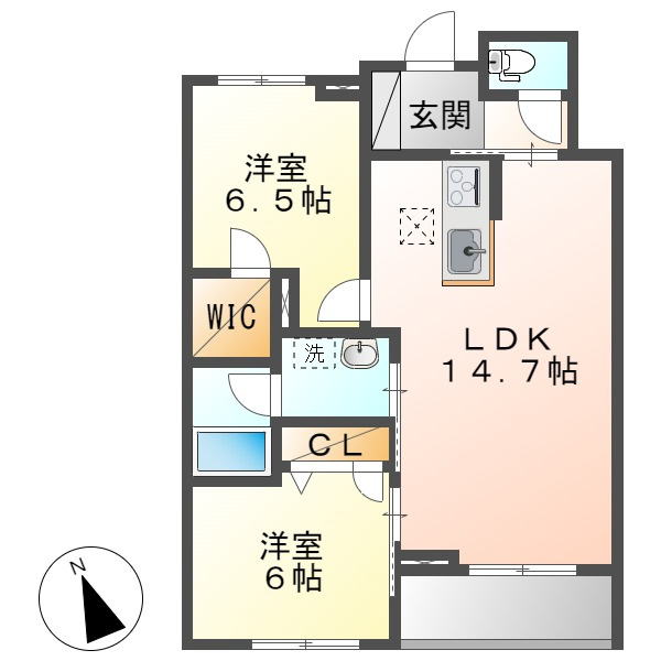 ベル・クレールの間取り