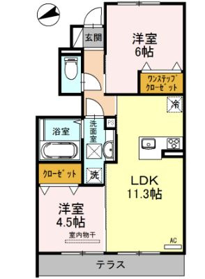 エミネンスさやかの間取り
