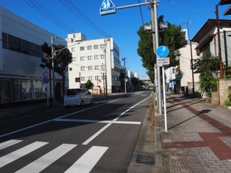 【展望】 | 前面道路から茂原駅方向です。正面が茂原駅です。