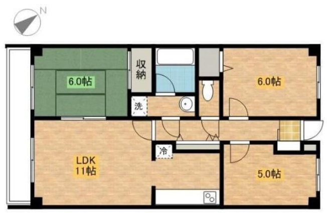 【間取り】 | ヴェルデ久我山
