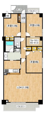 【間取り】 | ディアエスタ・ミオ甲子園一番町