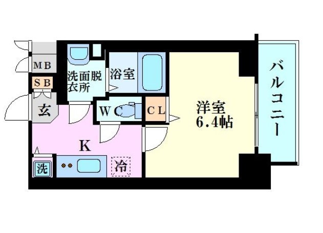 【間取り】 | プレサンス南森町ライズ