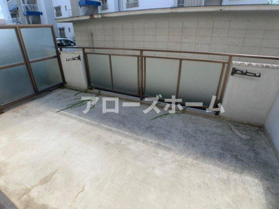 【バルコニー】 | フローラルハイツダイキⅠ | ※1階バルコニーの写真です
※室内写真は同一マンション内、別室イメージです