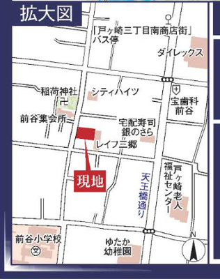 【地図】 | 戸ケ崎2丁目3,780全３棟1号棟