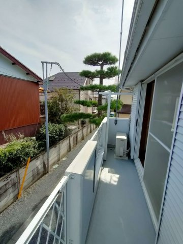 府中メゾネットのバルコニー