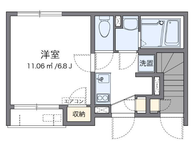 レオネクストＳＡＫＡＹＡの間取り