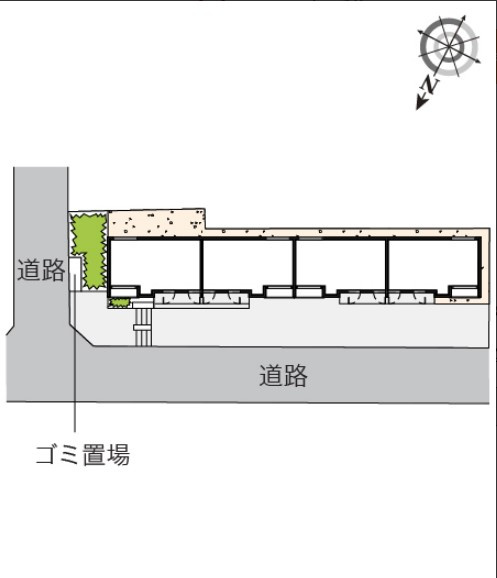 レオネクストＳＡＫＡＹＡの区画図