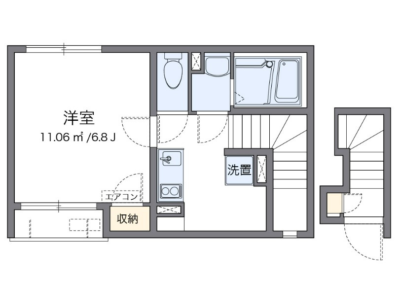 レオネクストＳＡＫＡＹＡの間取り