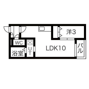 Warren　takayokosukaⅠの間取り